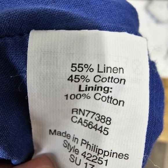 J.Crew floral linen blend multicolor stretch waist skirt size14 - Picture 12 of 12